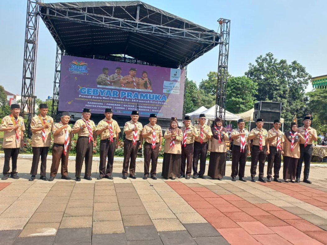 Pramuka Depok Rayakan HUT ke-64 dengan Semangat Budaya dan Kedekatan pada Masyarakat
