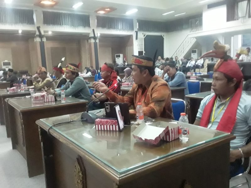 Aliansi Masyarakat Adat Desak Pemkab dan DPRD Barut Buat Perda Hukum Adat