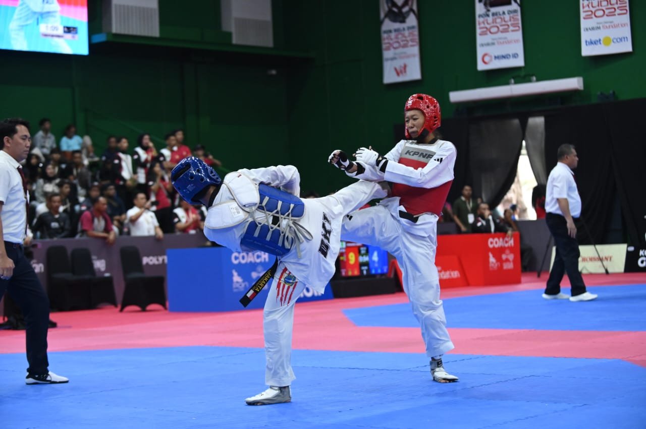 Tiga Provinsi Besar Kuasai Arena PON Bela Diri Kudus 2025