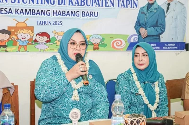 Stunting Turun, Ketua TP-PKK Tapin: Pola Asuh Anak Baik