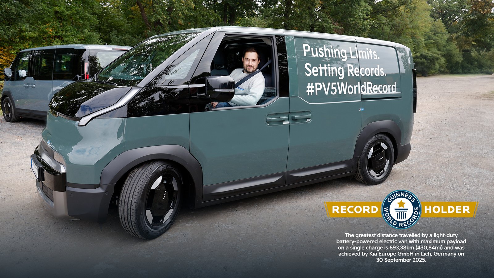 Kia PV5 Cargo Pecahkan Rekor Dunia, Tempuh 693 Km dengan Muatan Penuh
