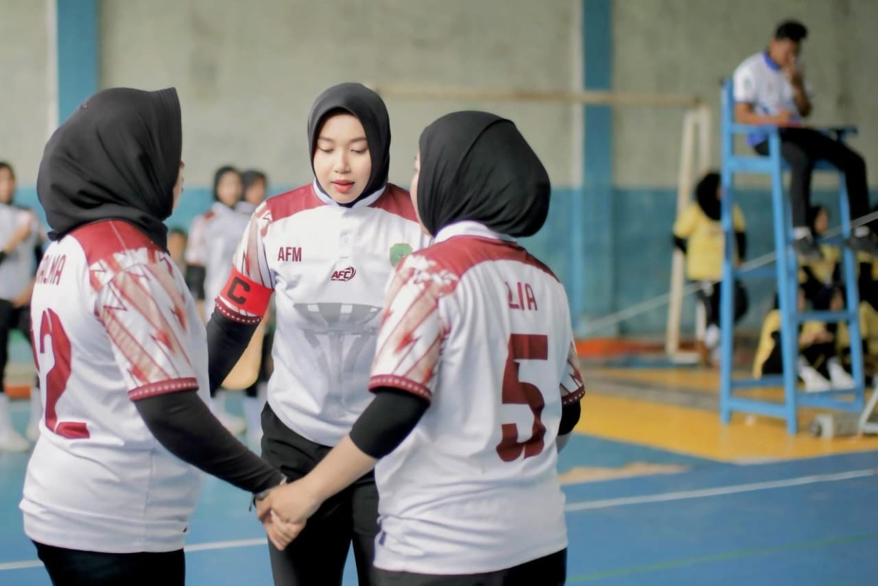 Tim Sepak Takraw Tapin Pertahankan Emas Beregu Putri di Porprov XII Kalsel