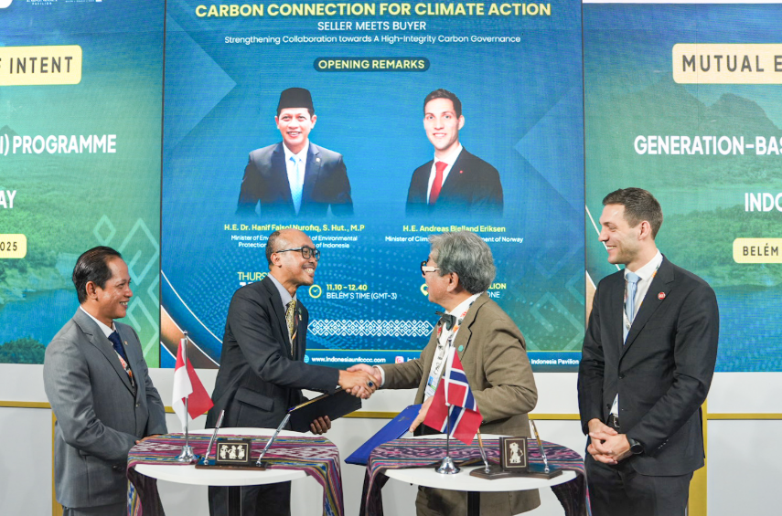 Indonesia–Norwegia Luncurkan Perdagangan Karbon Berbasis Teknologi Pertama di Dunia Senilai 12 Juta Ton CO₂e