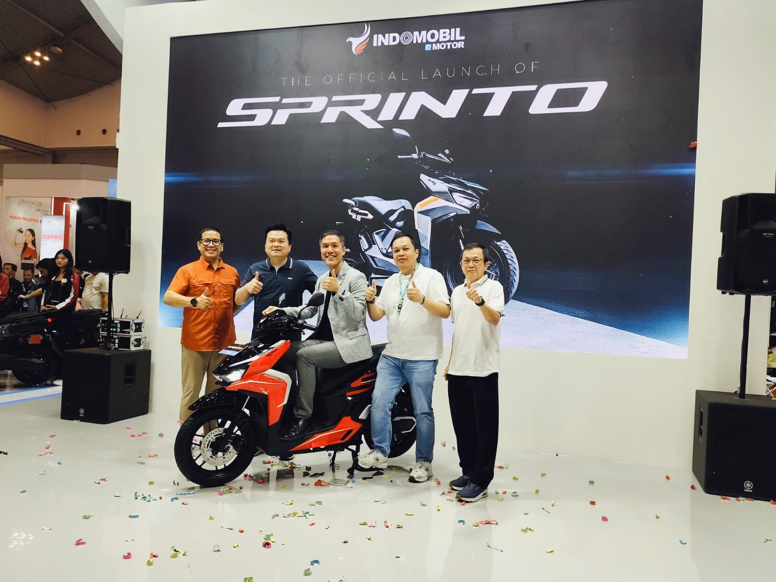Indomobil eMotor Sprinto Jadi Primadona, SPK Hampir 500 Unit di GJAW 2025