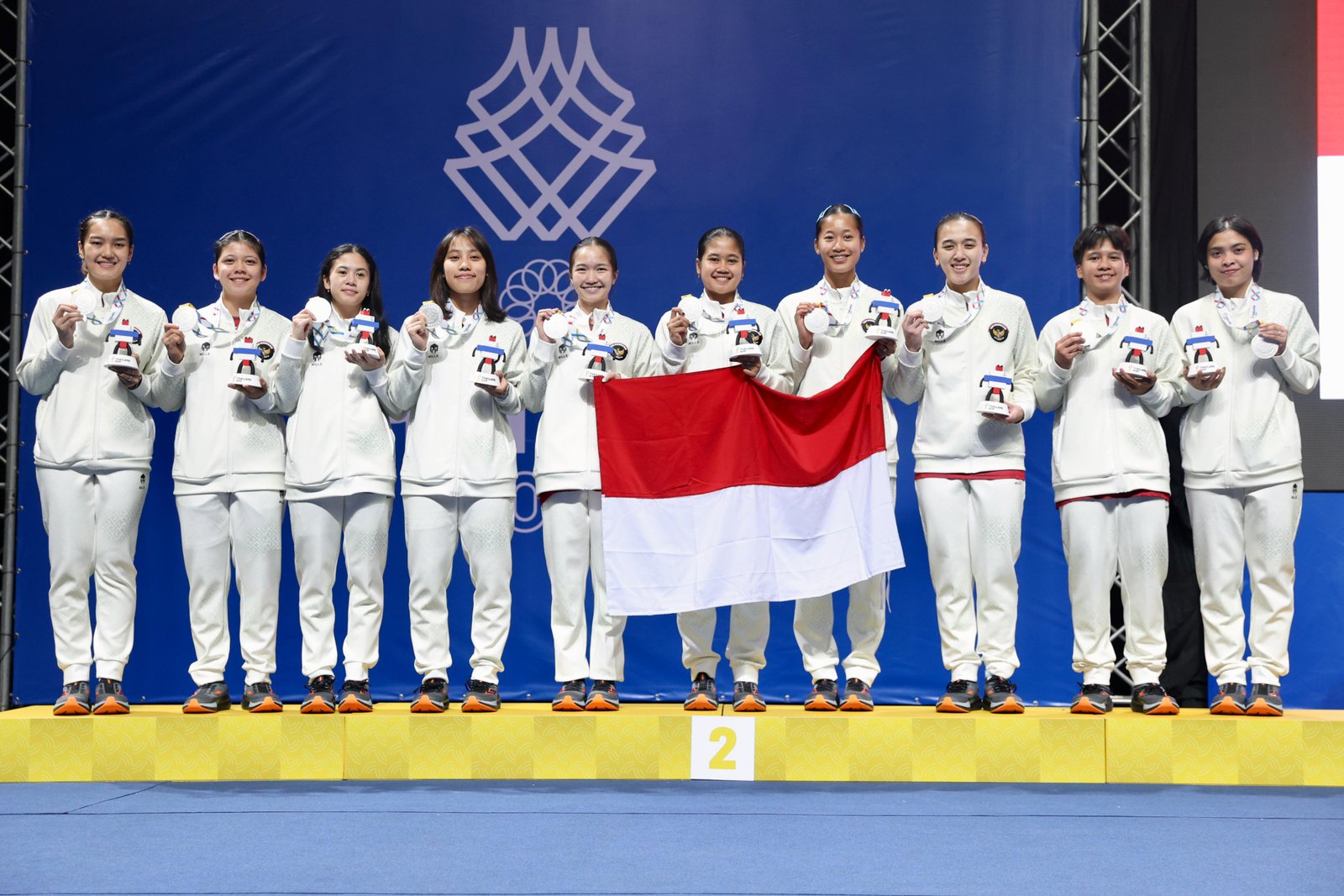 Tim Beregu Putri Bulutangkis Indonesia Sumbang Perak di SEA Games 2025
