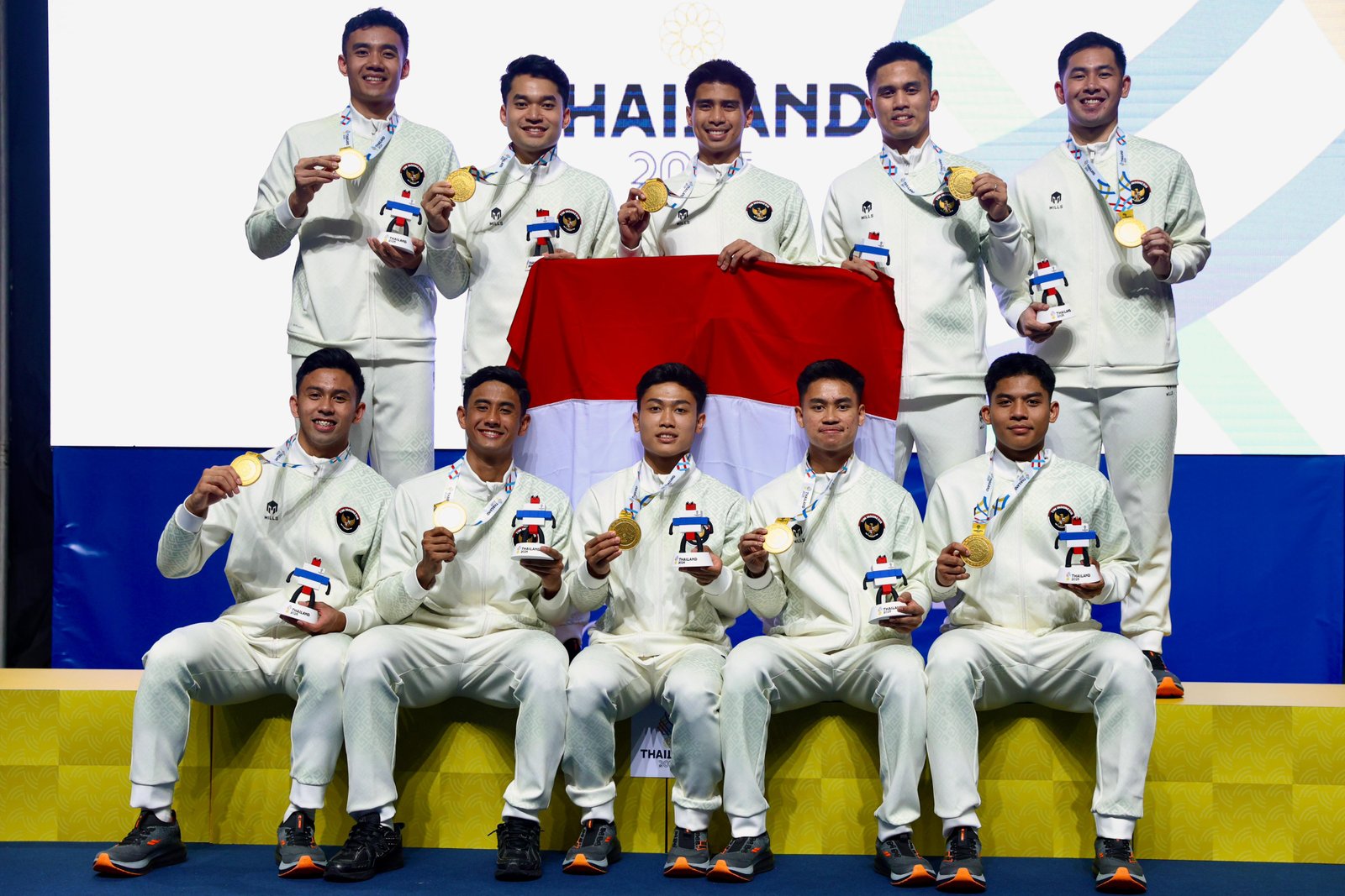 Indonesia Pertahankan Emas Beregu Putra Bulutangkis SEA Games di Thailand