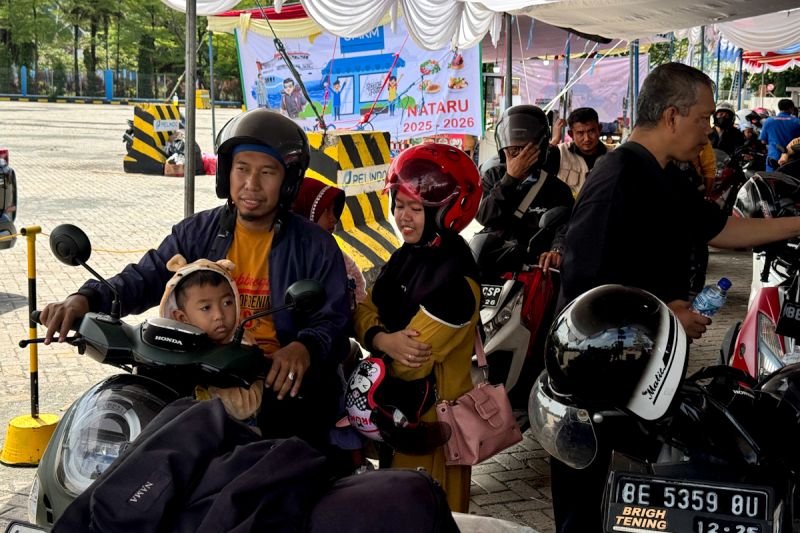 H-5 Nataru, Trafik Sepeda Motor via Ciwandan Meningkat