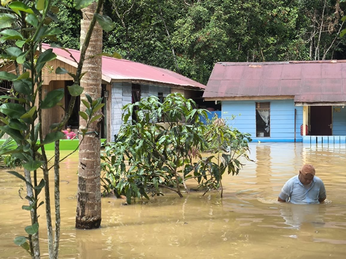 Sungai Mentawir Meluap, 54 Rumah Terdampak Banjir di Kawasan IKN
