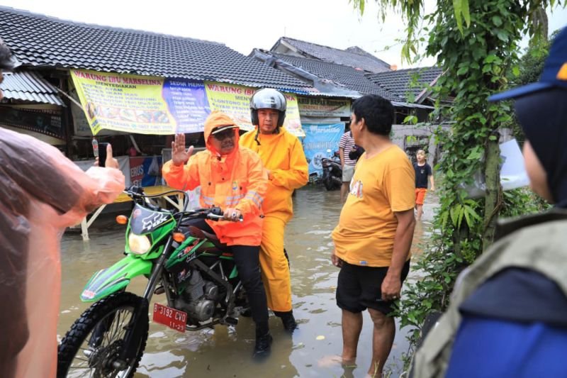 Sirene Peringatan Dibunyikan di Bendung Cisadane, Warga Tangerang Waspada Banjir