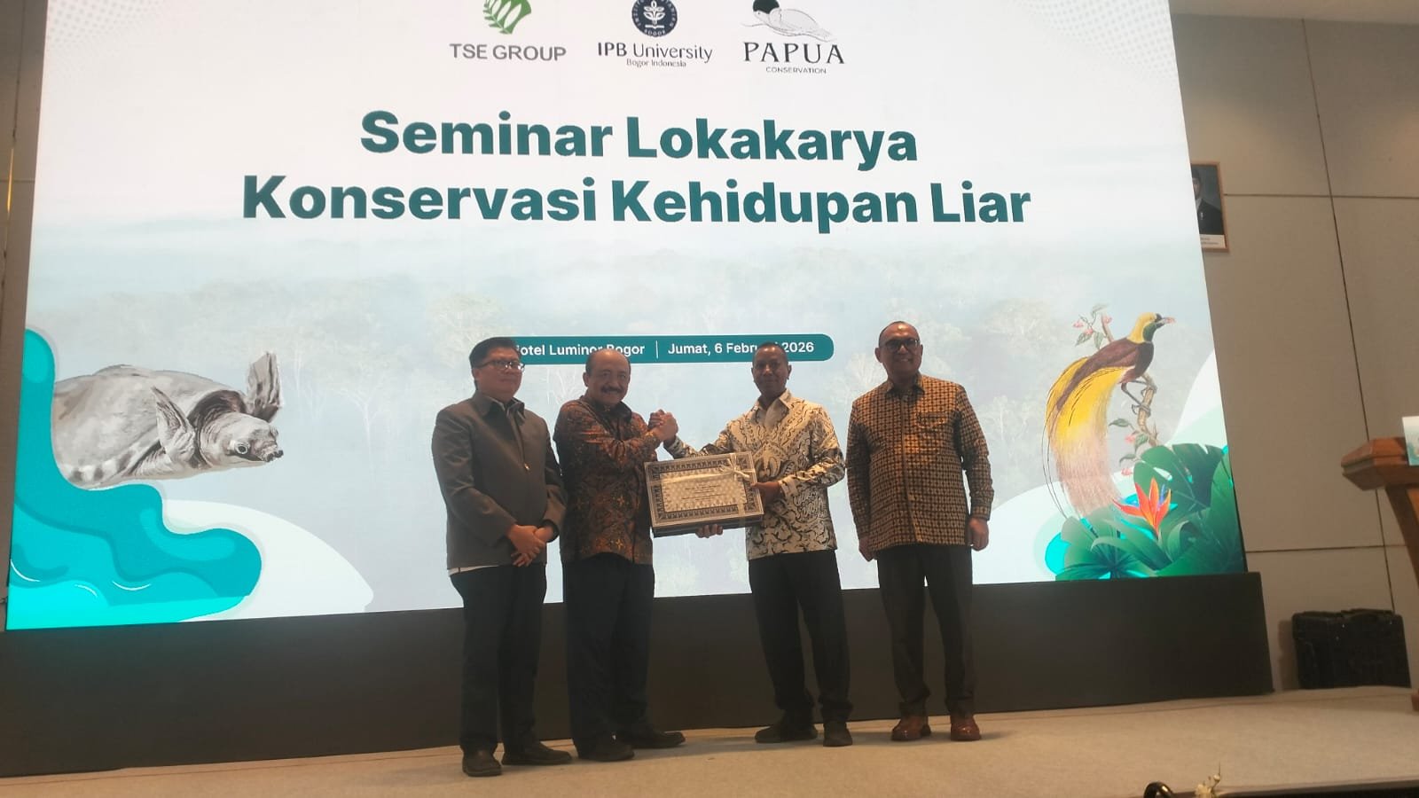 Riset IPB–TSE Paparkan Kondisi Habitat Cenderawasih dan Kura-kura Moncong Babi di Papua