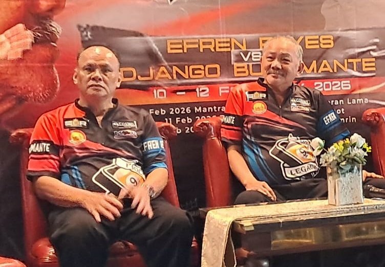 Dua Legenda Biliar Efren Reyes dan Django Bustamante Ramaikan Pool Legacy di Jakarta