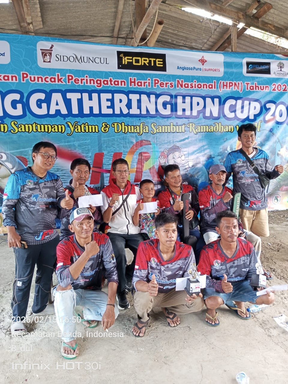 JFM Rayakan HPN 2026 dengan Lomba Mancing dan Santunan Ramadan