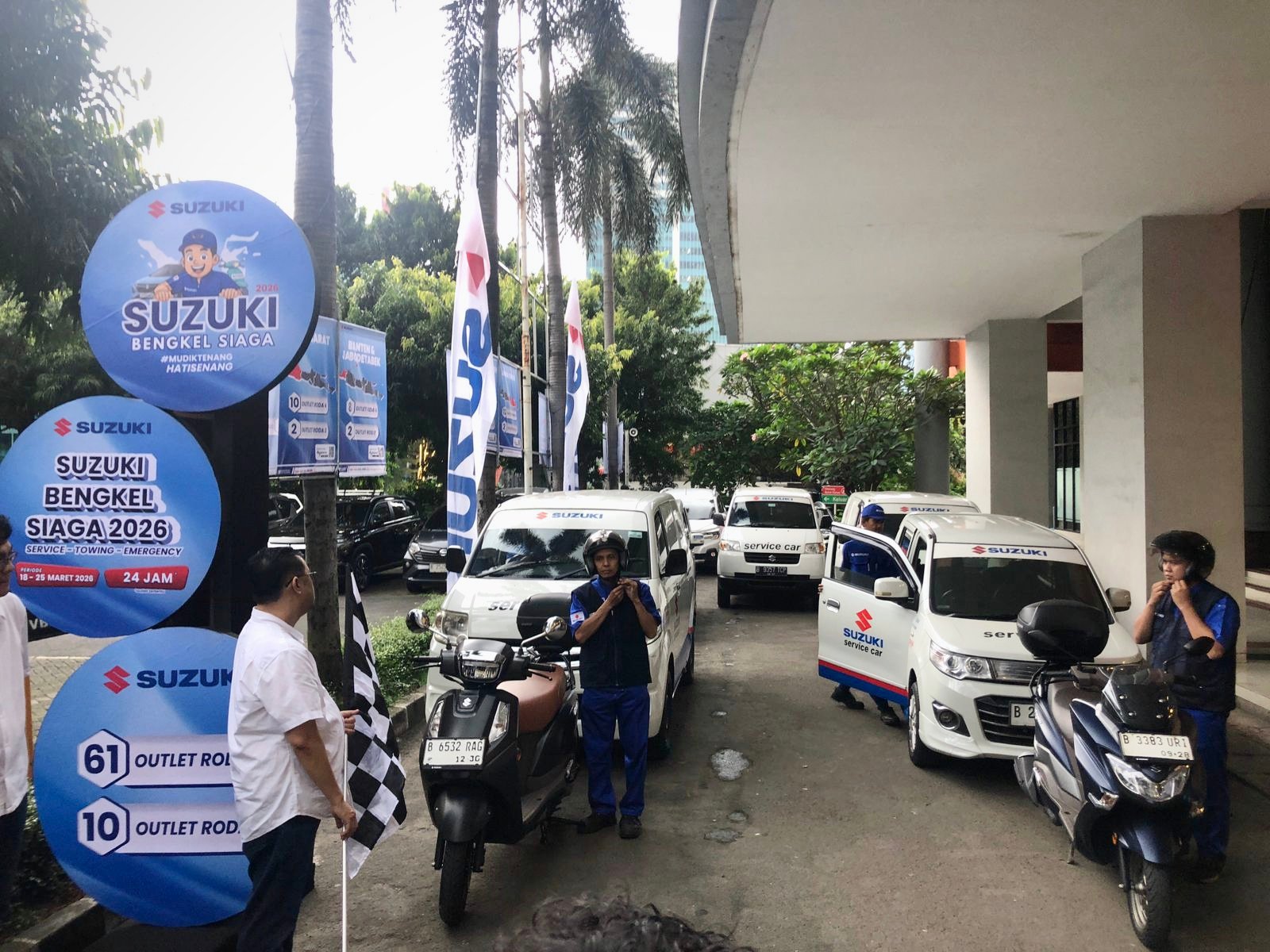 Suzuki Siapkan 71 Bengkel Siaga di Jalur Utama, Bikin Mudik Lebaran Makin Tenang