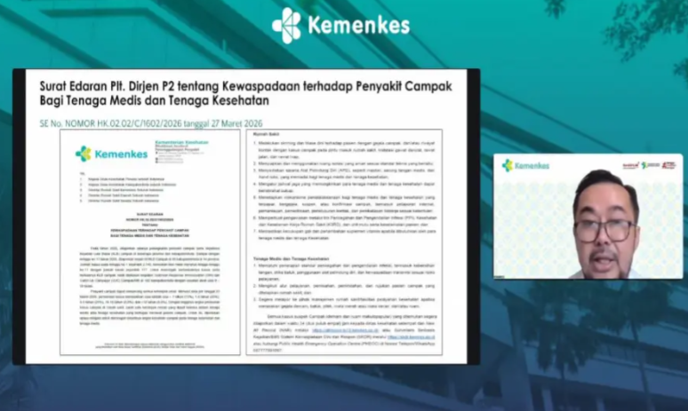 Kemenkes Terbitkan SE Kewaspadaan Campak Usai Dokter Muda di Cianjur Meninggal Dunia