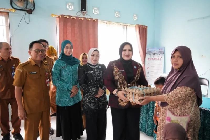 PKK Tapin Salurkan Bantuan untuk Gizi Anak