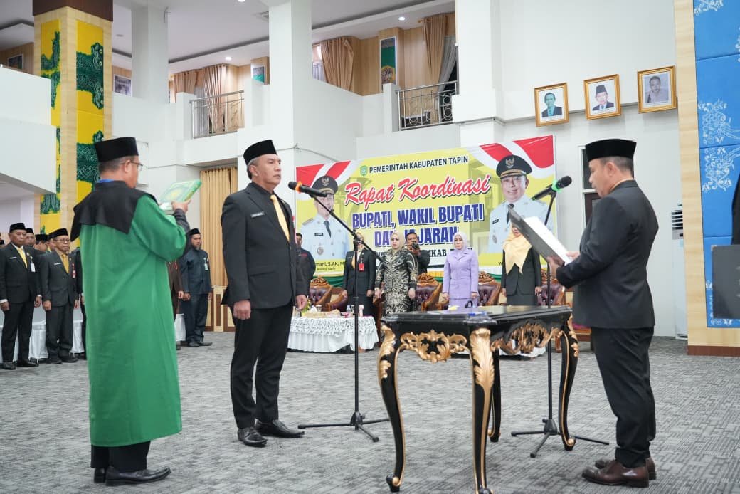 Unda Absori Dilantik jadi Sekda Tapin