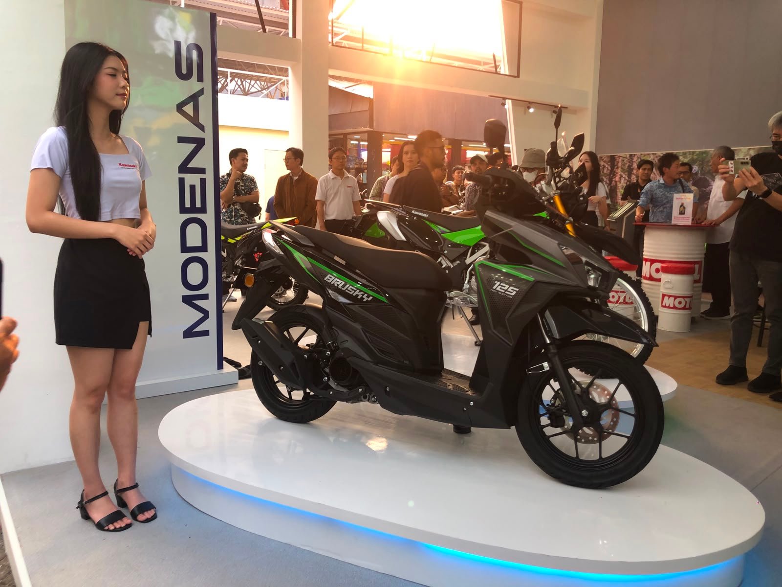 Kawasaki Akhirnya Jual Skutik Pertamanya, Modenas Brusky 125 Meluncur dengan Harga Rp 26,5 Juta di Jakarta Fair 2026