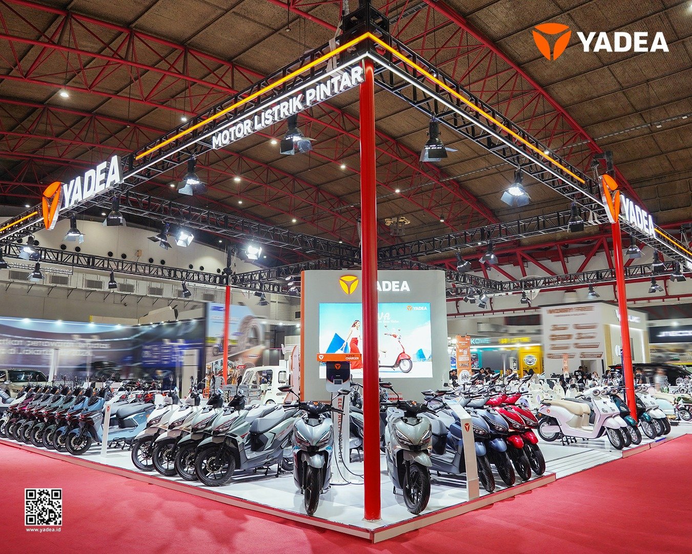 Motor Listrik Yadea Lagi Banyak Promo di PRJ 2026, Ada Benefit Rp 10 Juta dan Hadiah Langsung