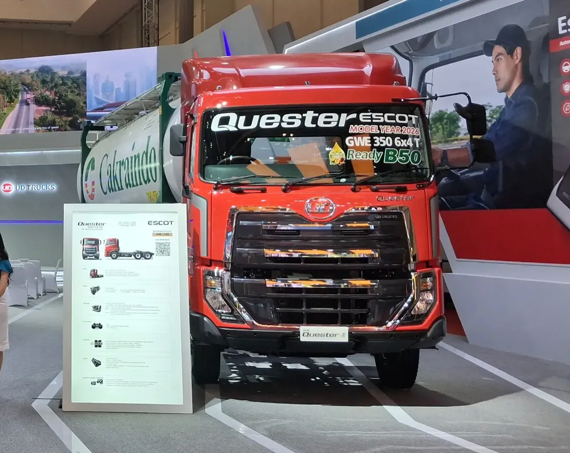 UD Trucks Luncurkan Quester Model Year 2026 di GIIAS 2026, Lebih Irit BBM dan Siap Biodiesel B50