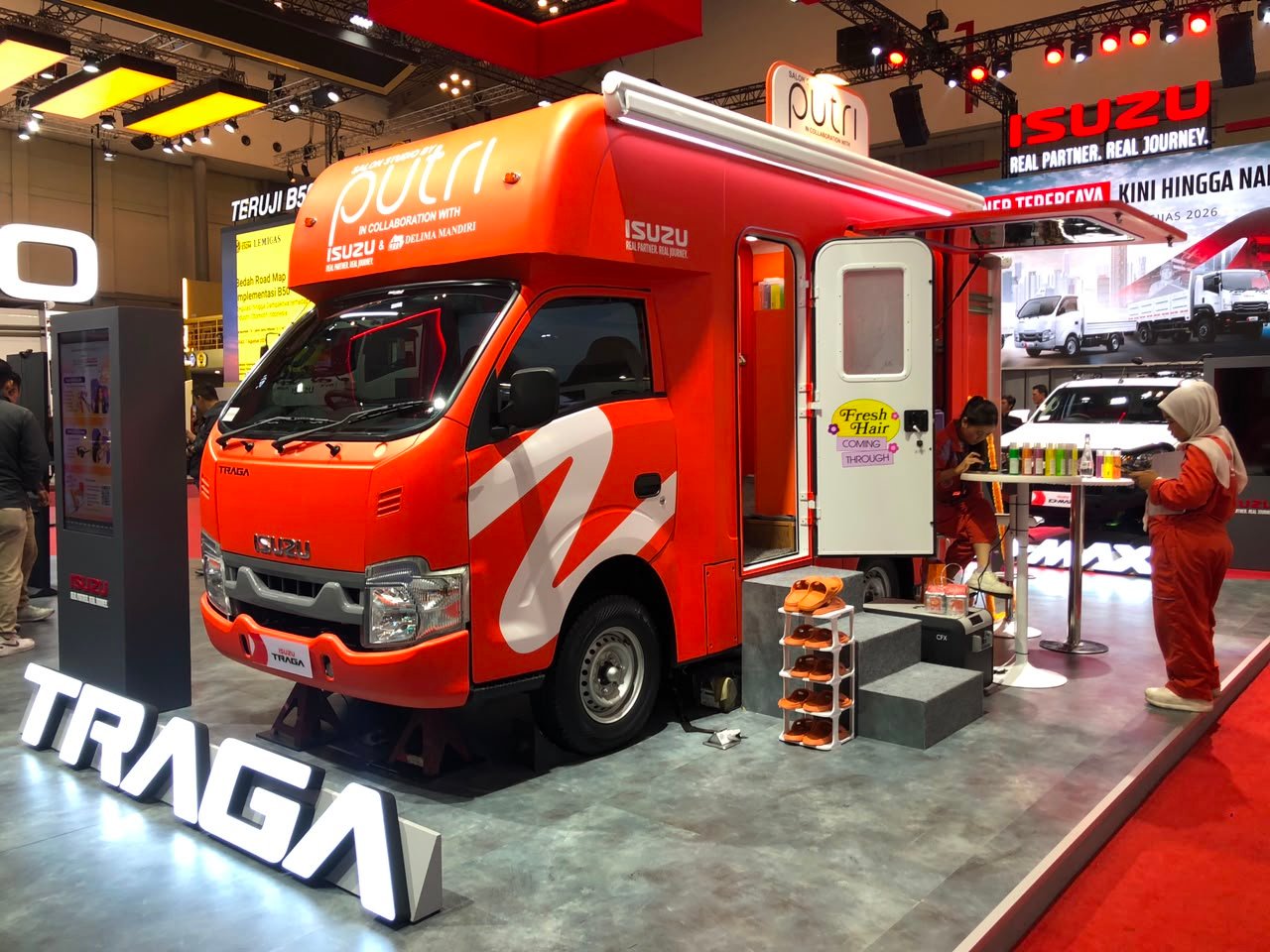 Isuzu Traga Disulap Jadi Salon Berjalan, Solusi Bisnis Kreatif di GIIAS 2026