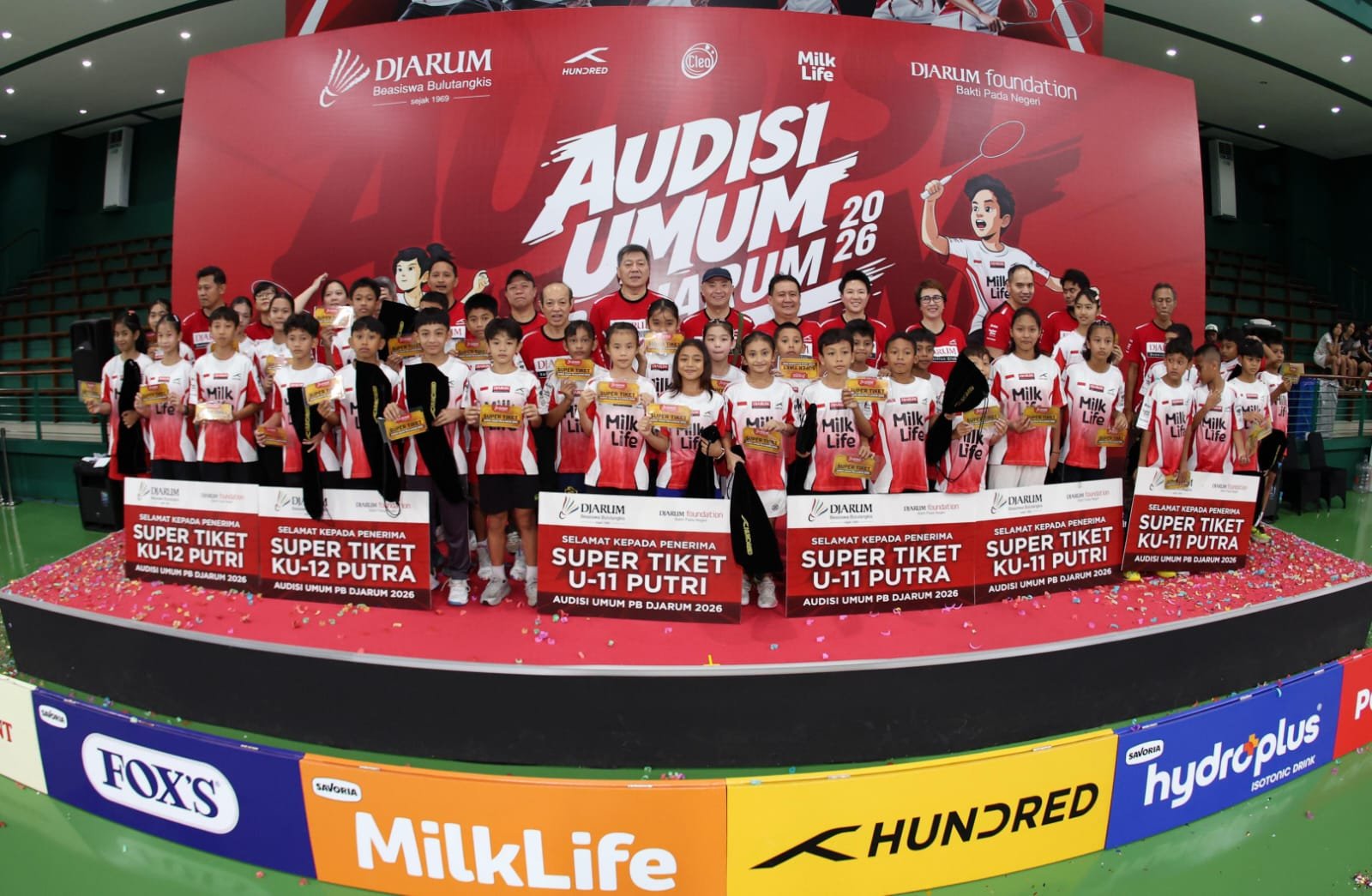 36 Pebulutangkis Muda Raih Super Tiket PB Djarum 2026