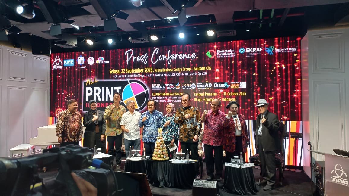 ALLPrint Indonesia 2026 Hadirkan Teknologi Terbaru, Bawa Industri Percetakan ke Digital