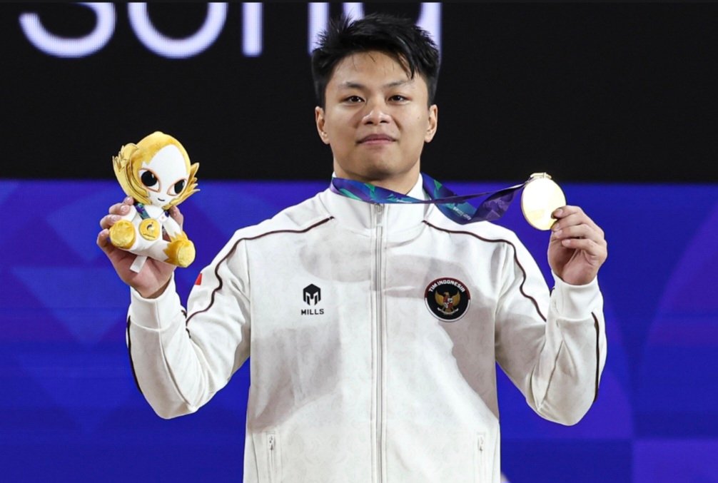 Rahmat Erwin Persembahkan Emas Kedua Indonesia di Asian Games 2026