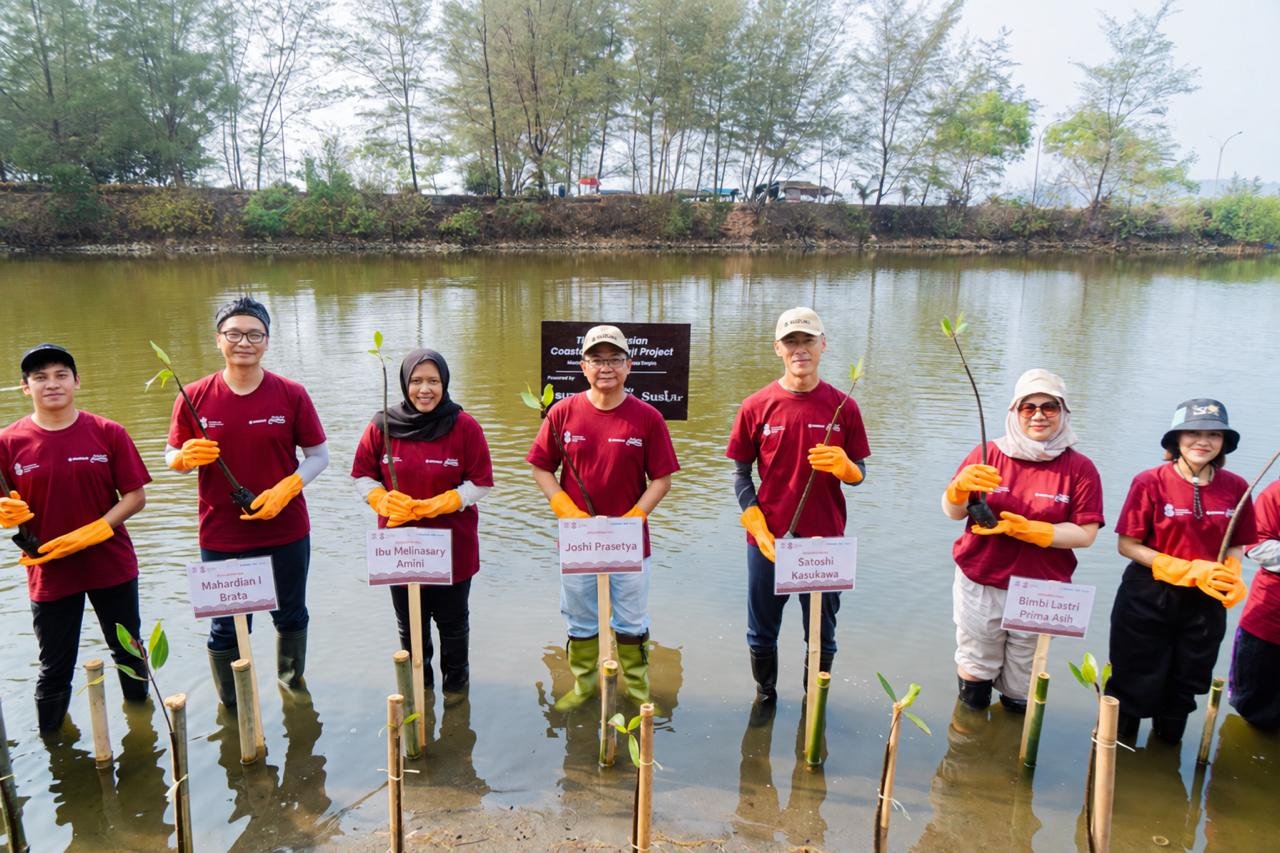 Suzuki Tanam 1.500 Mangrove di Pangandaran, Lanjutkan Misi Jaga Pesisir