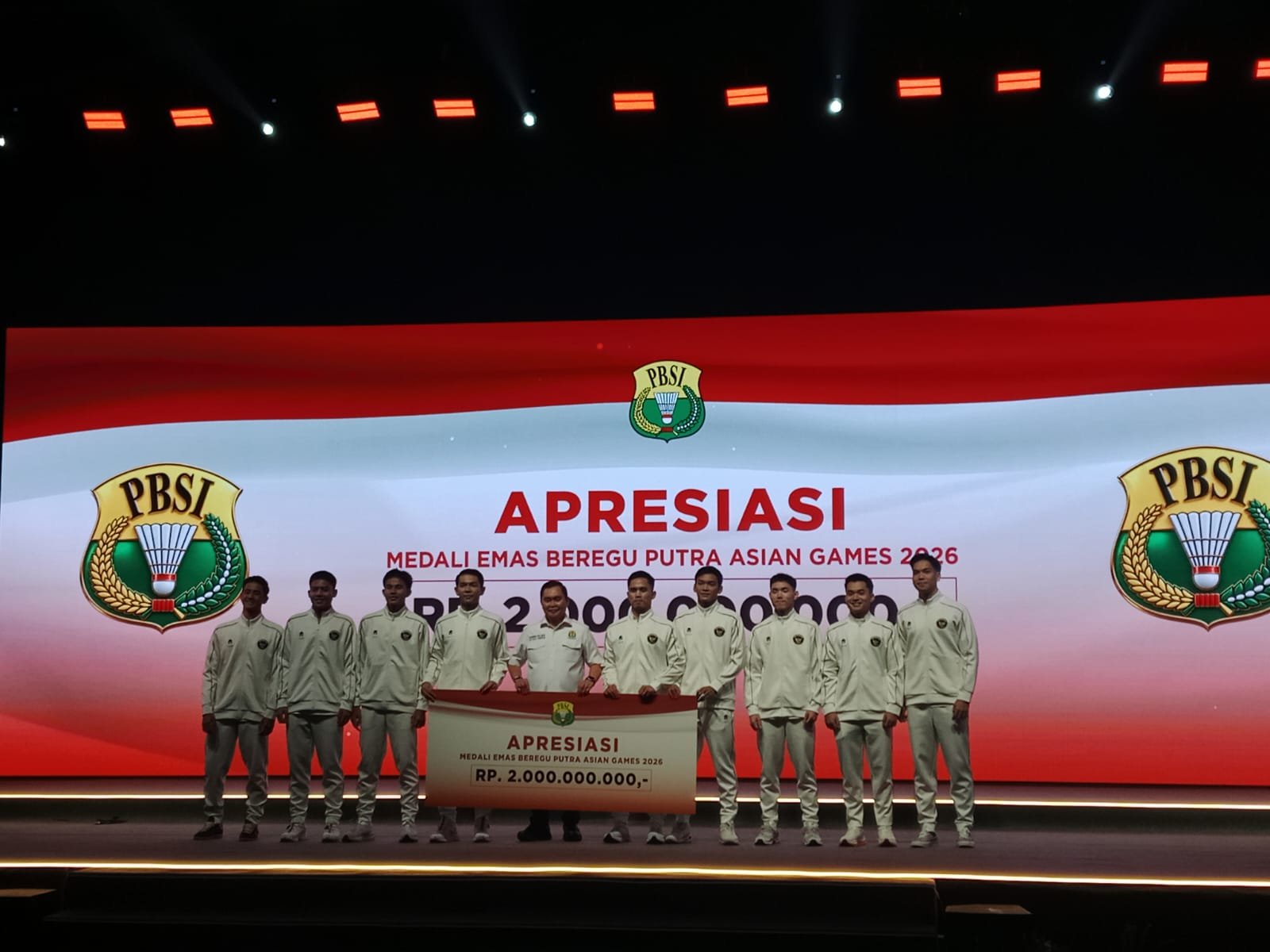 PBSI Beri Bonus Rp4,8 Miliar untuk Tim Bulutangkis di Asian Games 2026