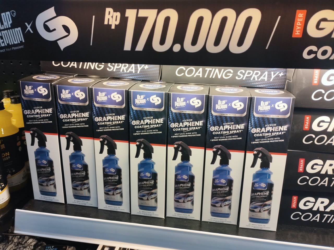 Kilap Premium dan Garasi Drift Luncurkan Hyper Graphene Coating Spray di IMX 2026