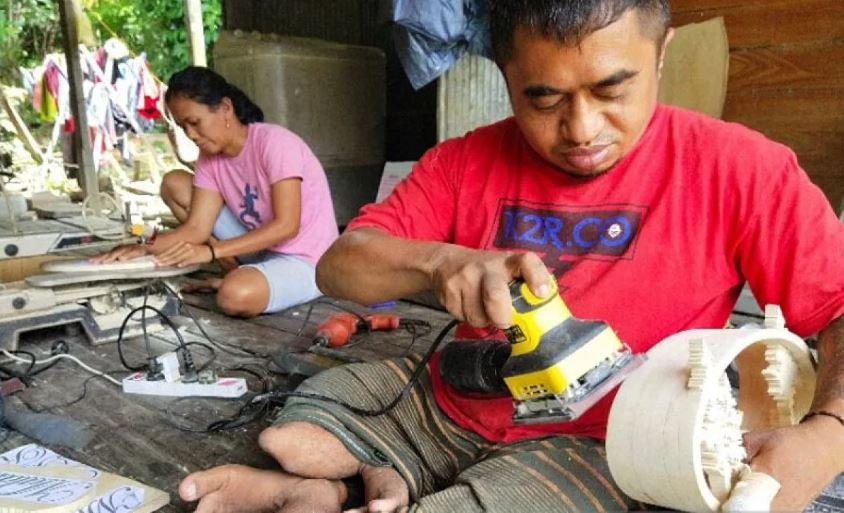 Kerajinan Penyandang Disabilitas Tampil di TEI 2026
