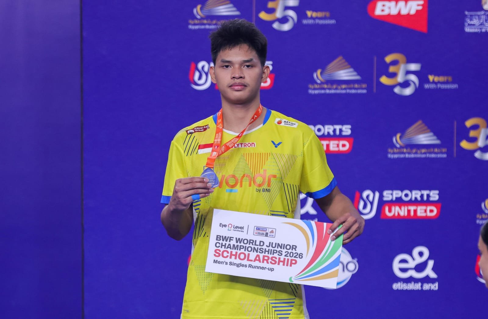 Radithya Bayu Juara Kejuaraan Dunia Junior 2026, Fardhan Raih Perak