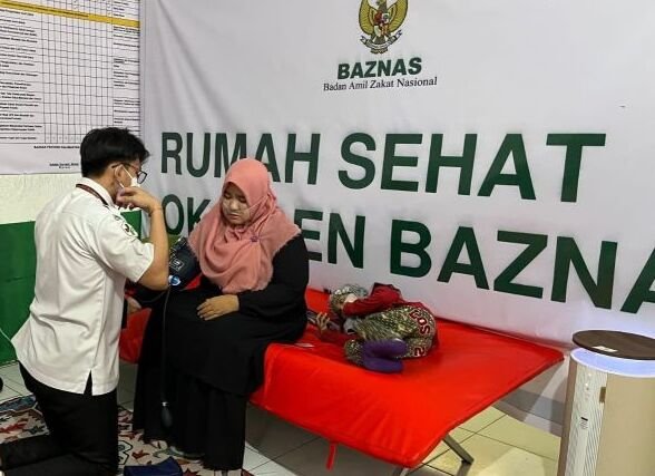 Baznas Hadirkan Rumah Sehat Oksigen untuk Warga Terdampak Karhutla